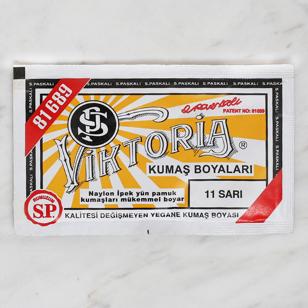 Viktoria Kumaş Boyası Sarı - 11